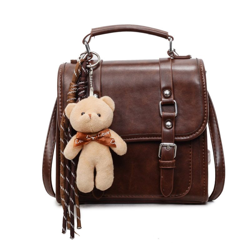 Dámska konvertibilná taška: batoh alebo cez rameno | mestský minimalistický štýl, PU materiál, zapínanie s klapkou, polyesterová podšívka, 2025 zima