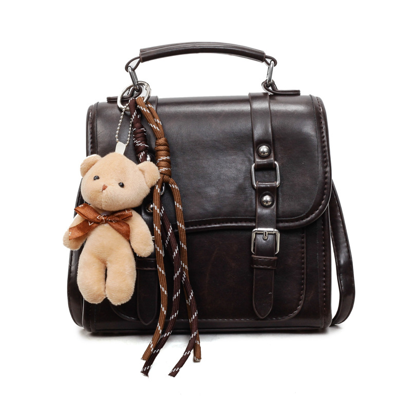 Dámska konvertibilná taška: batoh alebo cez rameno | mestský minimalistický štýl, PU materiál, zapínanie s klapkou, polyesterová podšívka, 2025 zima