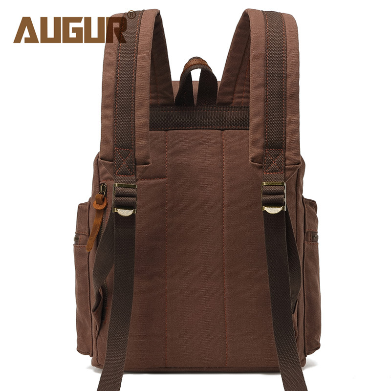 AUGUR Rucsac din Pânză pentru Bărbați, 36–55L, Compartiment pentru Laptop de 14 inch, Închidere cu Șnur, Rezistență la Stropi