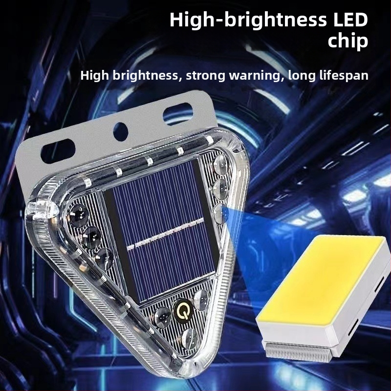 Solárne varovné svetlo – proti spätnej kolízii, zadné svetlo pre nákladné vozidlo, magnetické uchytenie, bez zapojenia – ABS, 0,4V, Cloud Eyes, Hengjiao 675456734419, kompatibilné so všetkými modelmi