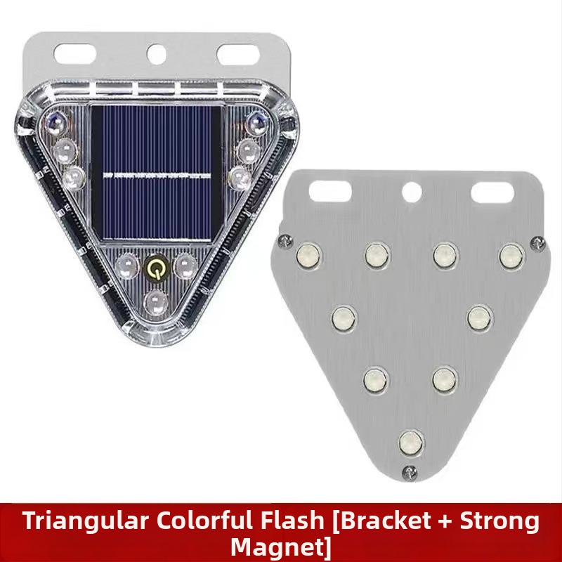 Solárne varovné svetlo – proti spätnej kolízii, zadné svetlo pre nákladné vozidlo, magnetické uchytenie, bez zapojenia – ABS, 0,4V, Cloud Eyes, Hengjiao 675456734419, kompatibilné so všetkými modelmi