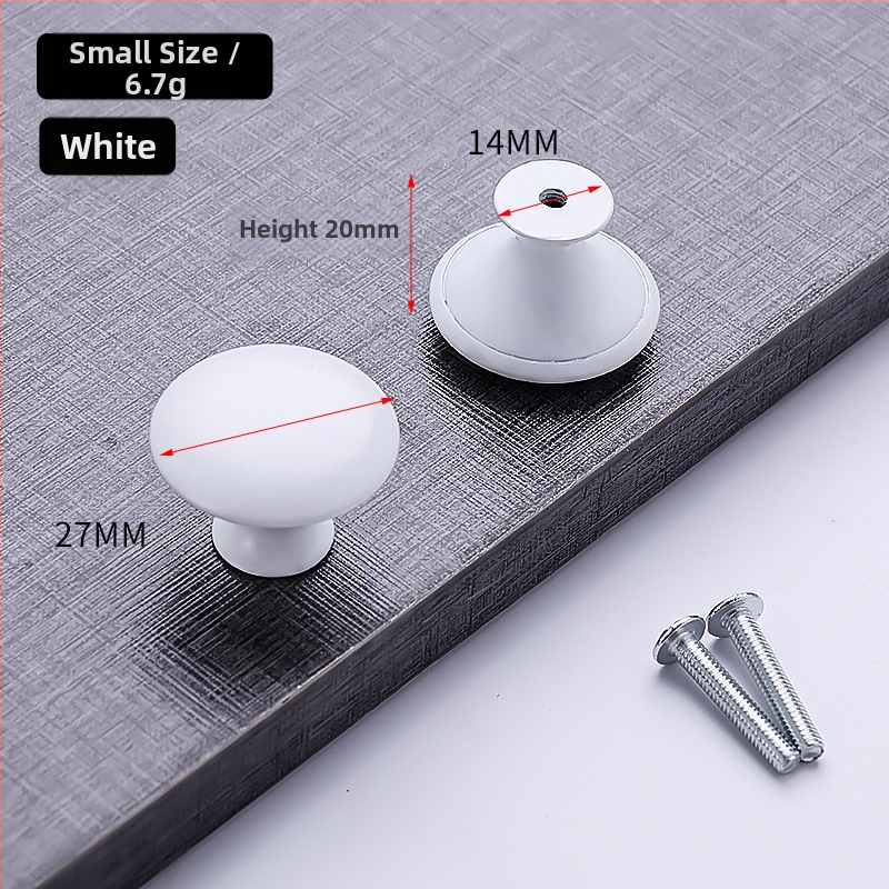 Gombová rukoväť s jedným otvorom pre zásuvky a skrinky | T-typ | nerezová oceľ | guľatý tvar | precízne liatie | moderný minimalistický štýl