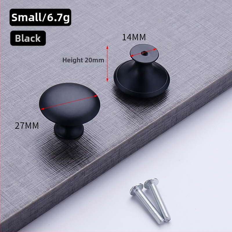 Gombová rukoväť s jedným otvorom pre zásuvky a skrinky | T-typ | nerezová oceľ | guľatý tvar | precízne liatie | moderný minimalistický štýl