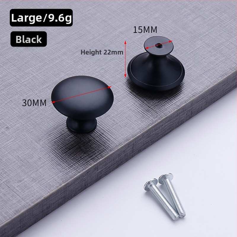 Gombová rukoväť s jedným otvorom pre zásuvky a skrinky | T-typ | nerezová oceľ | guľatý tvar | precízne liatie | moderný minimalistický štýl