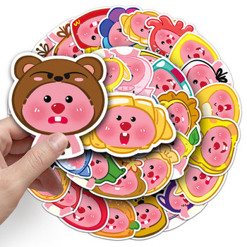 50 kusov samolepiek Loopy hláv na auto, fľašu na vodu, batožinu a kryt telefónu — Značka Shi Qin, Produktové číslo TZ-KTLBT-990; Lepí sa: Áno; IP ochrana: Nie; Štýl: Roztomilý