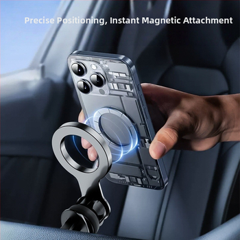 Držiak na telefón do auta s klipsom na ventilačný otvor – 360° otočný, univerzálna kompatibilita, Flying Tiger HC-01