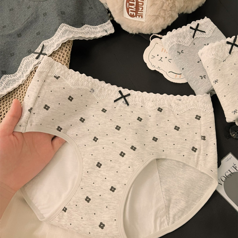 Dámske menštruačné nohavičky s ochranou proti úniku, stredný pás, 100% bavlna s antibakteriálnou úpravou, celá bavlnená podšívka