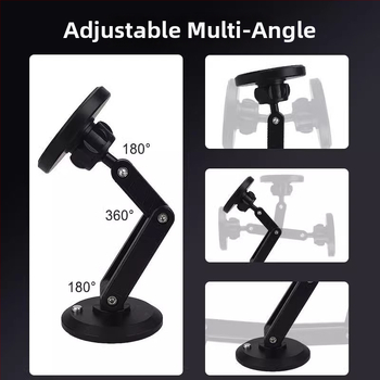 Držiak na telefón do palubnej dosky auta s magnetickým upevnením a skladacím dizajnom – univerzálny, montáž lepením