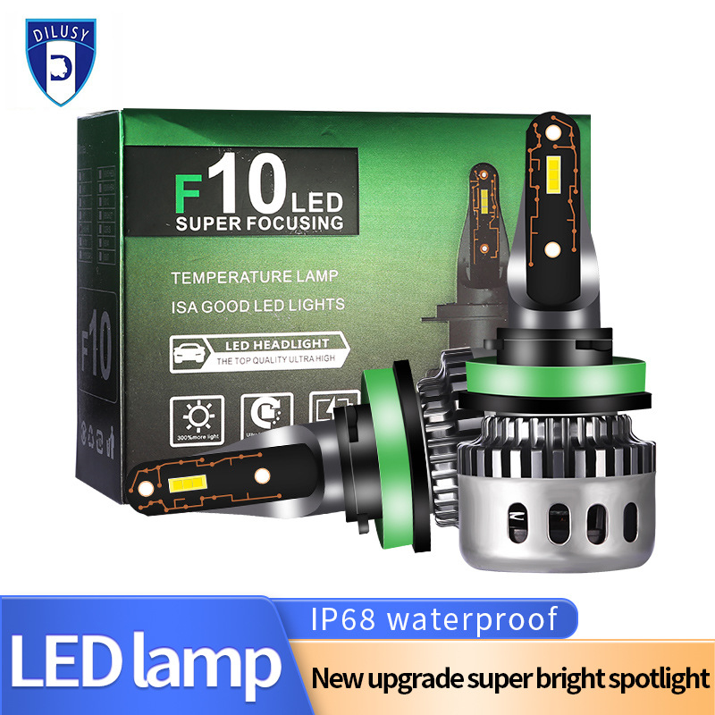 Automobilový LED svetlomet H1/H3/H4/H7/H11/9004/9005/9006 – 100W, 12–24V DC, IP68 vodotesný, 13800LM