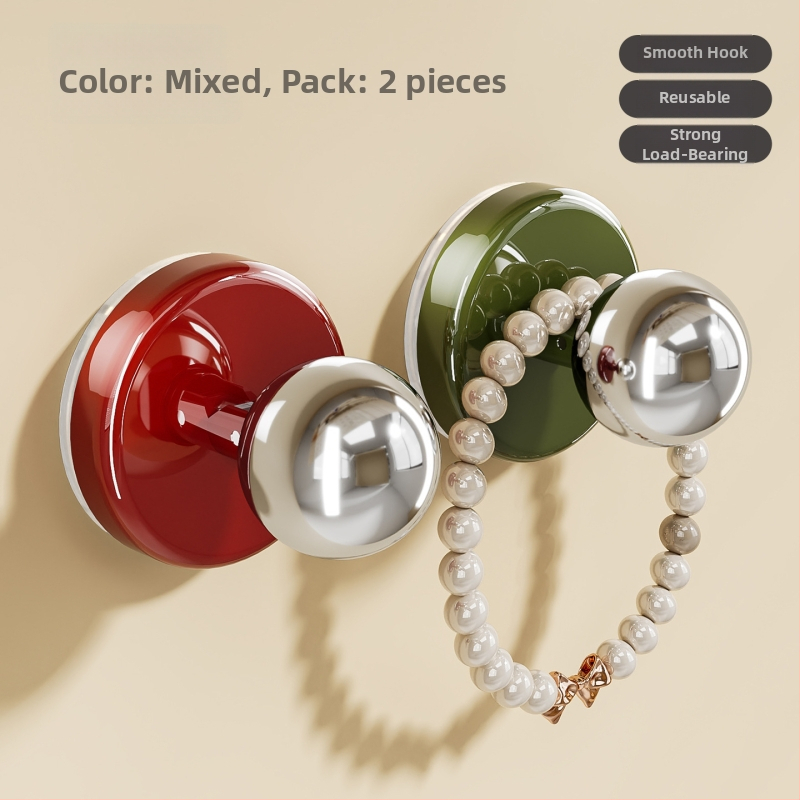 imega Y3948 Dverová rukoväť s prísavkou — bez vŕtania, PET+ABS+nerezová oceľ, povrch: vstrekované formovanie