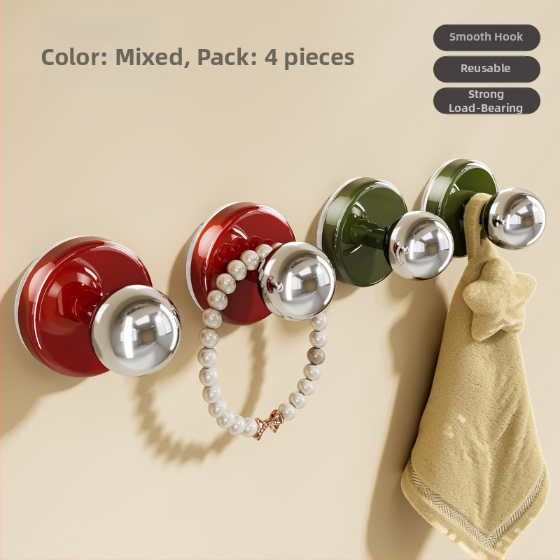 imega Y3948 Dverová rukoväť s prísavkou — bez vŕtania, PET+ABS+nerezová oceľ, povrch: vstrekované formovanie