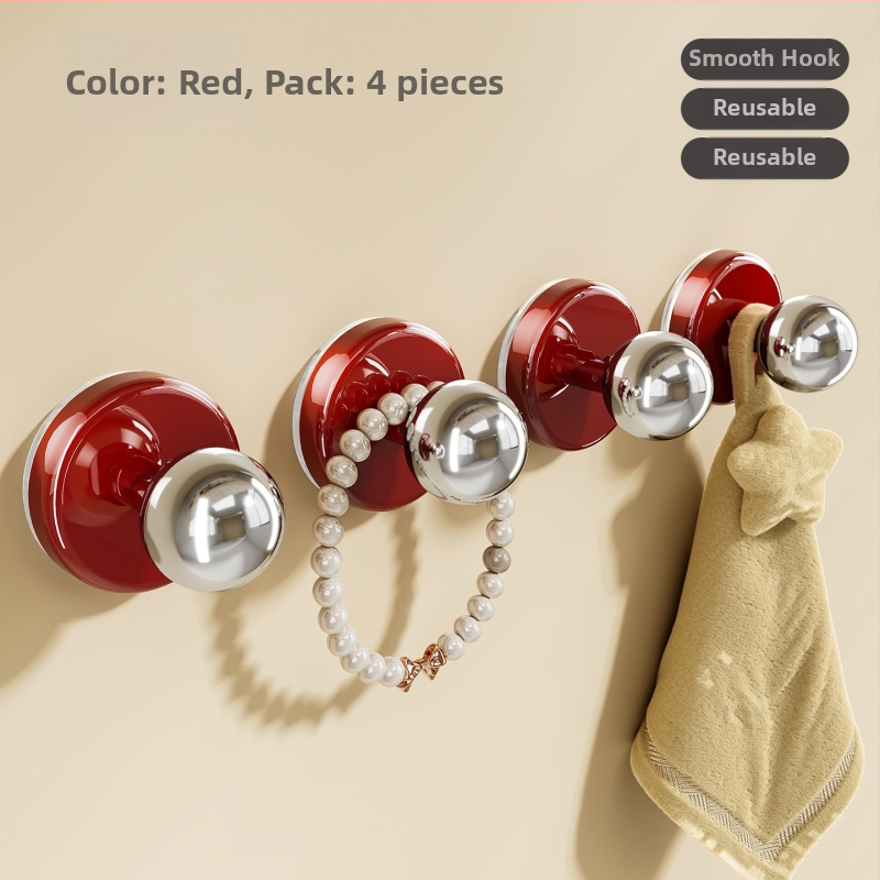 imega Y3948 Dverová rukoväť s prísavkou — bez vŕtania, PET+ABS+nerezová oceľ, povrch: vstrekované formovanie