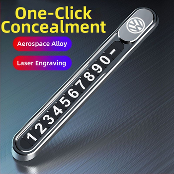 Kovová ozdoba na dočasné parkovanie auta s kontaktným číslom – štýlový doplnok do auta; Značka Ancient style; Materiál Kov; Tlač loga Áno; Typ Iný