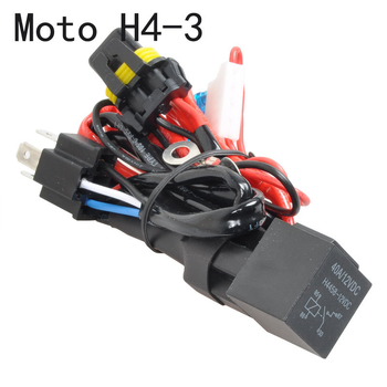 Sada xenónových svetiel H4 pre svetlá, línia vodiča s rozdelenou žiarovkou, 12V 55W, životnosť 3200h