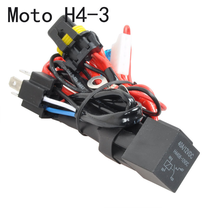 Sada xenónových svetiel H4 pre svetlá, línia vodiča s rozdelenou žiarovkou, 12V 55W, životnosť 3200h