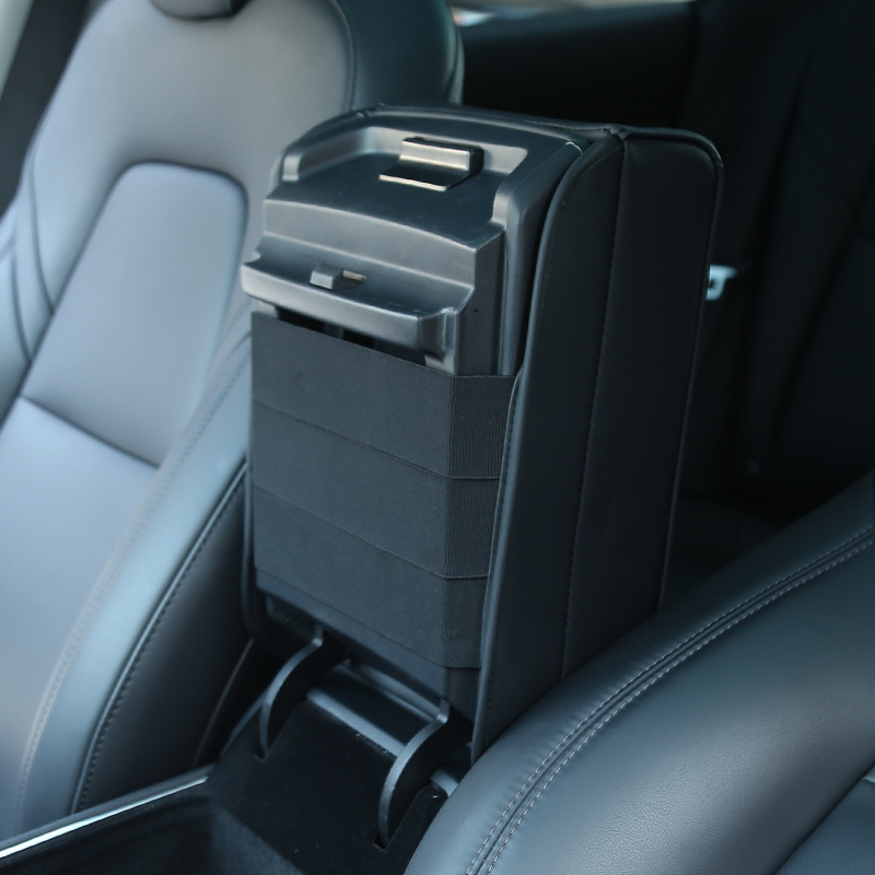 Capac pentru cotieră pentru Tesla Model 3/Y, din piele, cu suport pentru pahar, model te3520, asistență la instalare