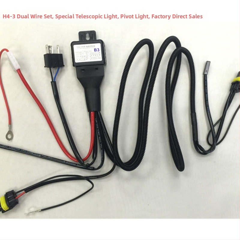 H4 xenónové vedenie s teleskopickou líniou, 12V, 35W, životnosť 3200h