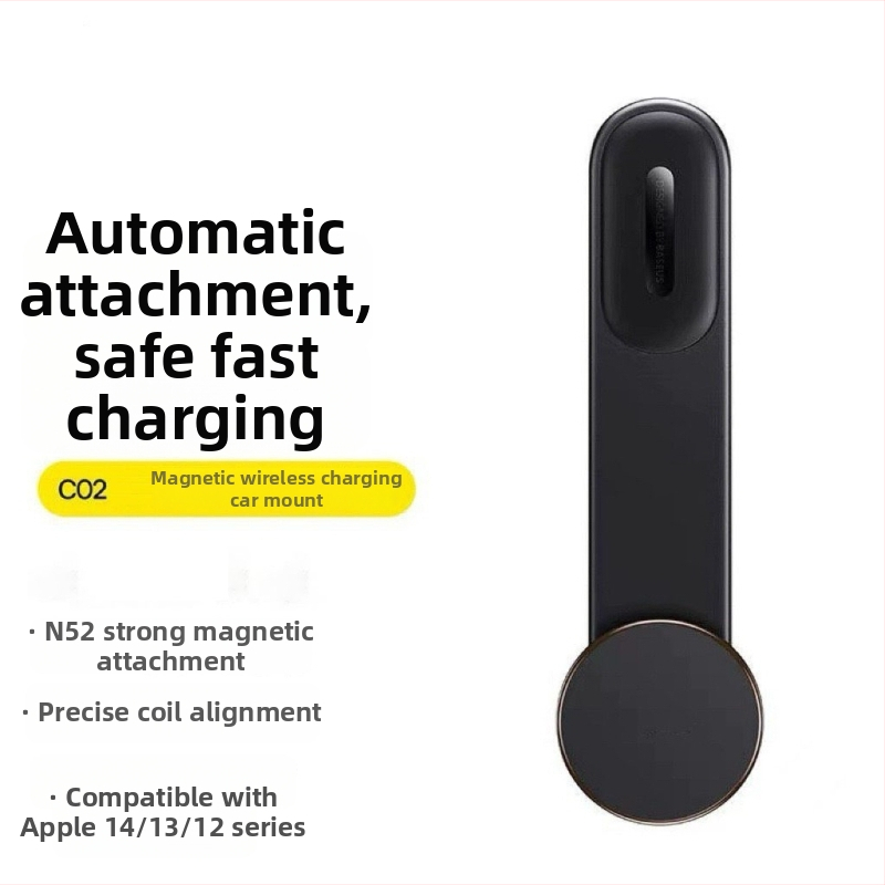 Držiak na telefón do auta s skladacím dizajnom a diskovým magnetickým vákuovým držiakom na palubnú dosku (lepené uchytenie; univerzálne; palubná doska kompatibilná; výkon: 0W; nie je nabíjateľný)