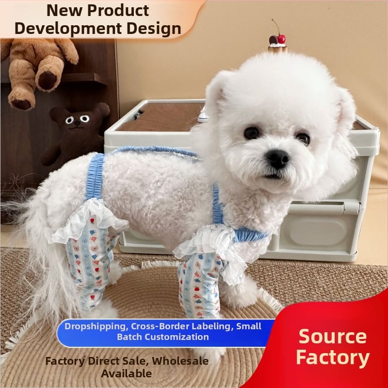 Nohavice proti prachu pre mačky a psy, polyester, vodotesné