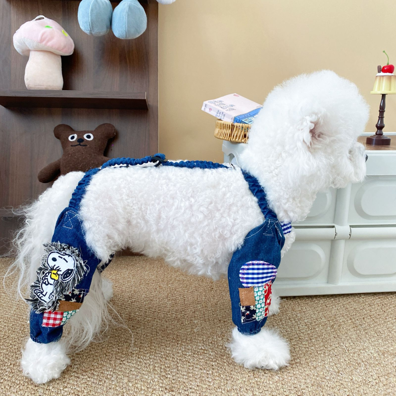 Nohavice proti prachu pre mačky a psy, polyester, vodotesné