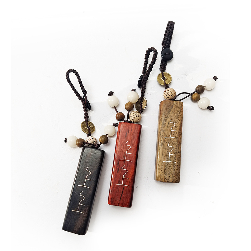 LH drevený kľúčenok na auto, čínskeho štýlu, vhodný ako darček, vhodný pre iné príležitosti