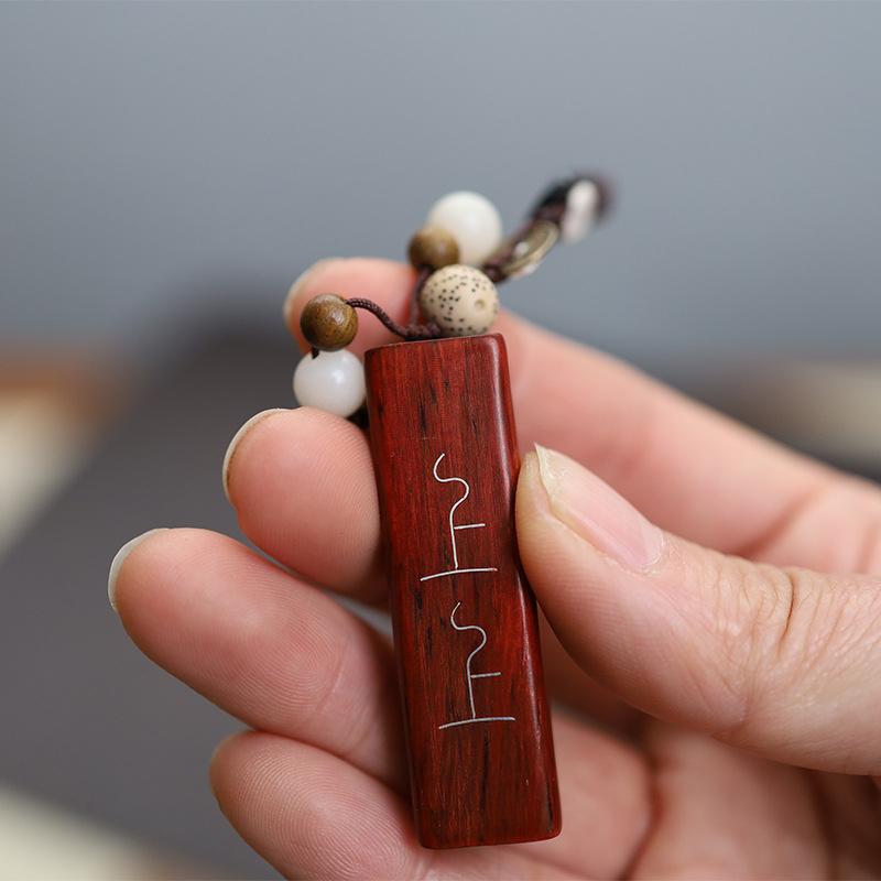 LH drevený kľúčenok na auto, čínskeho štýlu, vhodný ako darček, vhodný pre iné príležitosti