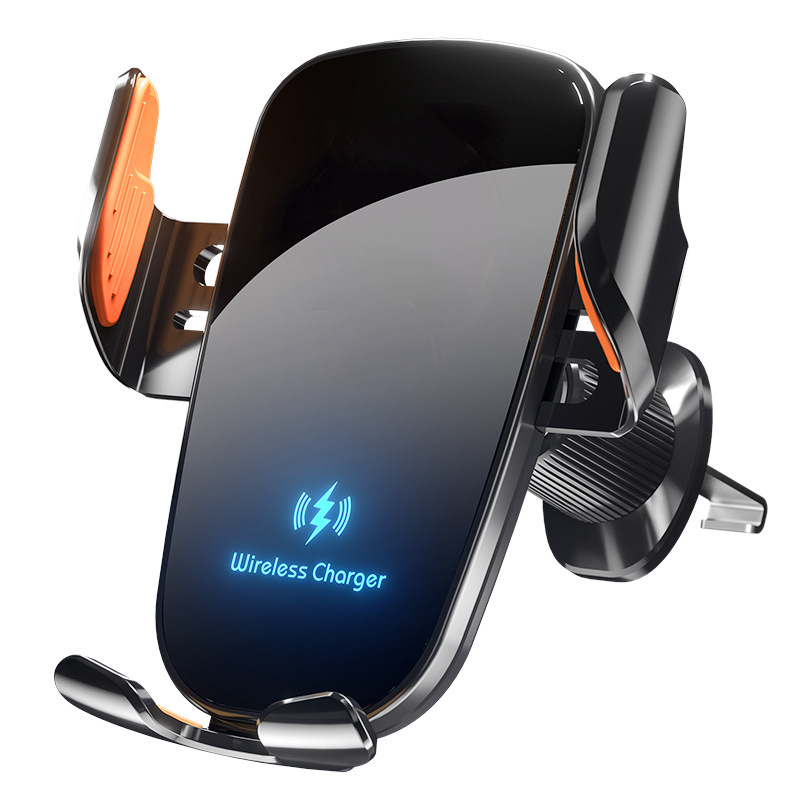 Bezdrôtový nabíjač do auta a držiak na telefón s navigáciou – 20W bezdrôtové nabíjanie, automatická indukcia, elektrické uchytenie, univerzálna kompatibilita