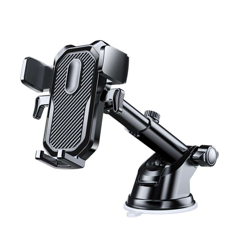 Държач за автомобилен телефон с вакуумно закрепване към таблото (ABS+PC)