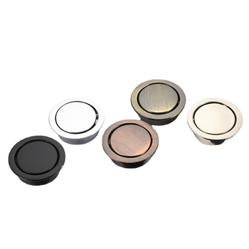 Skrytá rukoväť pre skriňu a zásuvku, okrúhly tatami štýl, Sowegu 6880, moderný minimalistický štýl, zliatina katalpa