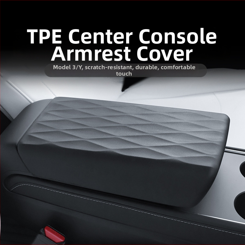 Tesla Model 3/Y centrālās konsoles roktura vāciņš – plastmasas aizsargājošs iekšējais aksesuārs, preces kods Al1024466882
