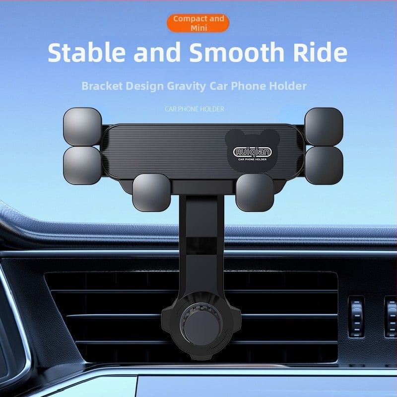 Gravitačný držiak na telefón pre autoventiláciu – Snap-On univerzálny držiak na auto, 7.5W