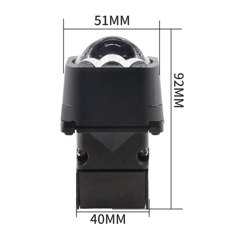 M1 Matrix modul LED Laser Bi-Optický pre auto — 12V, 45W, 3.5A, hliníková zliatina puzdro, životnosť 30000 h