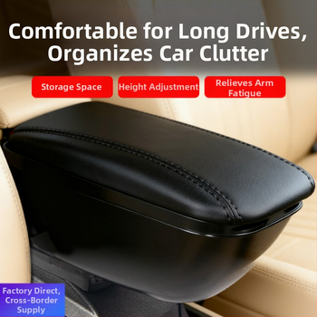 Carfu AC-479P universālais plastmasas rokas balsta uzglabāšanas organizers centrālai konsolei, regulējams, svars 1,5 kg