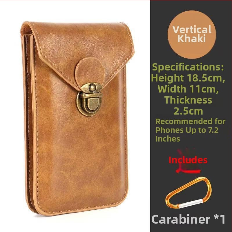 Pánska pásová taška z PU kože - vodotesná, vhodná na služobné cesty, podšívka polyester