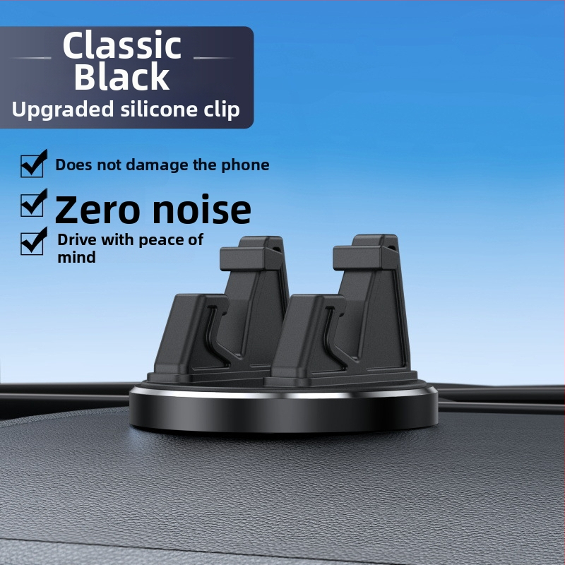 Univerzálny držiak na telefón do auta s prísavkou, 360° kovová rotácia na palubnej doske, odolný voči nárazom