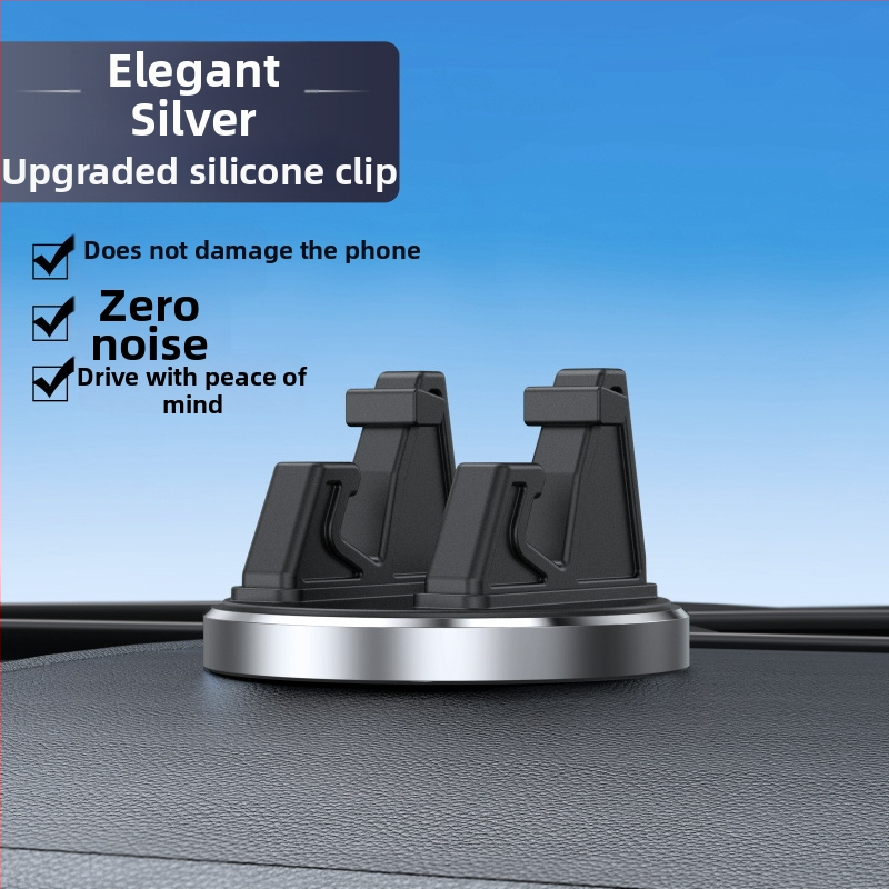 Univerzálny držiak na telefón do auta s prísavkou, 360° kovová rotácia na palubnej doske, odolný voči nárazom