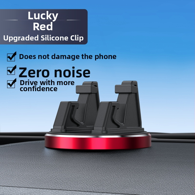 Univerzálny držiak na telefón do auta s prísavkou, 360° kovová rotácia na palubnej doske, odolný voči nárazom