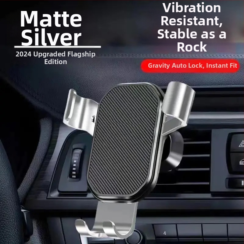 Držiak na telefón do auta s montážou na výduch vzduchu, gravitačný senzor, trojuholníkový zrkadlový dizajn, snap-on inštalácia