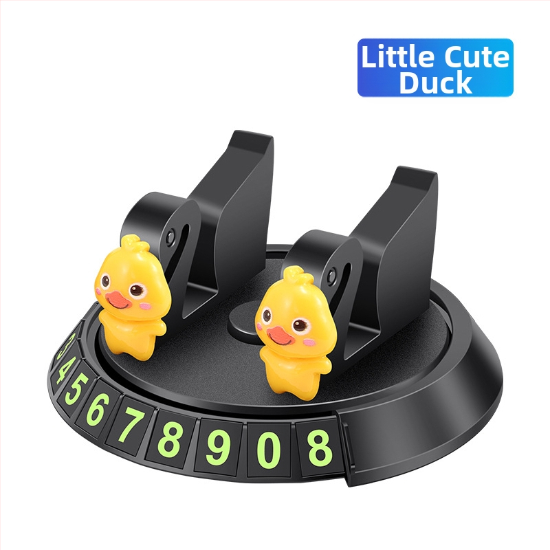 Semida Sheng Univerzálny držiak na parkovací znak na palubnej doske – dvojfunkčný dizajn s telefónnym číslom, lepiace uchytenie