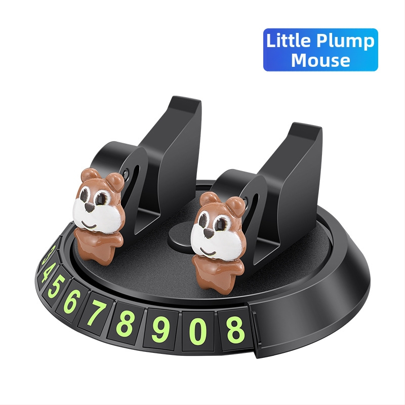 Semida Sheng Univerzálny držiak na parkovací znak na palubnej doske – dvojfunkčný dizajn s telefónnym číslom, lepiace uchytenie