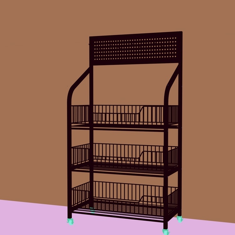 Kovový vystavovací stojan pre supermarket a lekáreň – vystavovanie potravín, nápojov a snackov; Model FS75846542992122, Kategória: Iné, Štýl: Iné, Značka: Iné