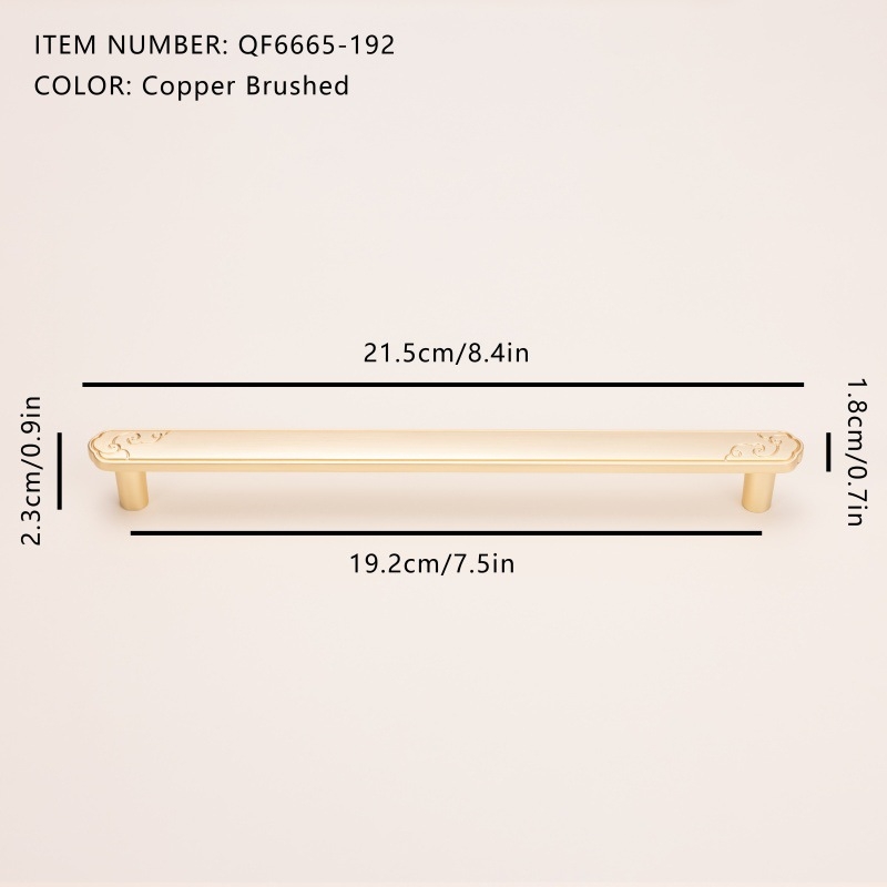 Rukoväť na nábytok pre skriňu — zliatina zinku, elektrogalvanizácia, model s jednou dierou, nový čínsky štýl, vhodné pre skrine, skrinky, dvere a zásuvky