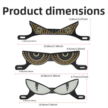 LED svetlo na poznávaciu značku motorky, akrylové telo, 12V, model motor273, univerzálna kompatibilita