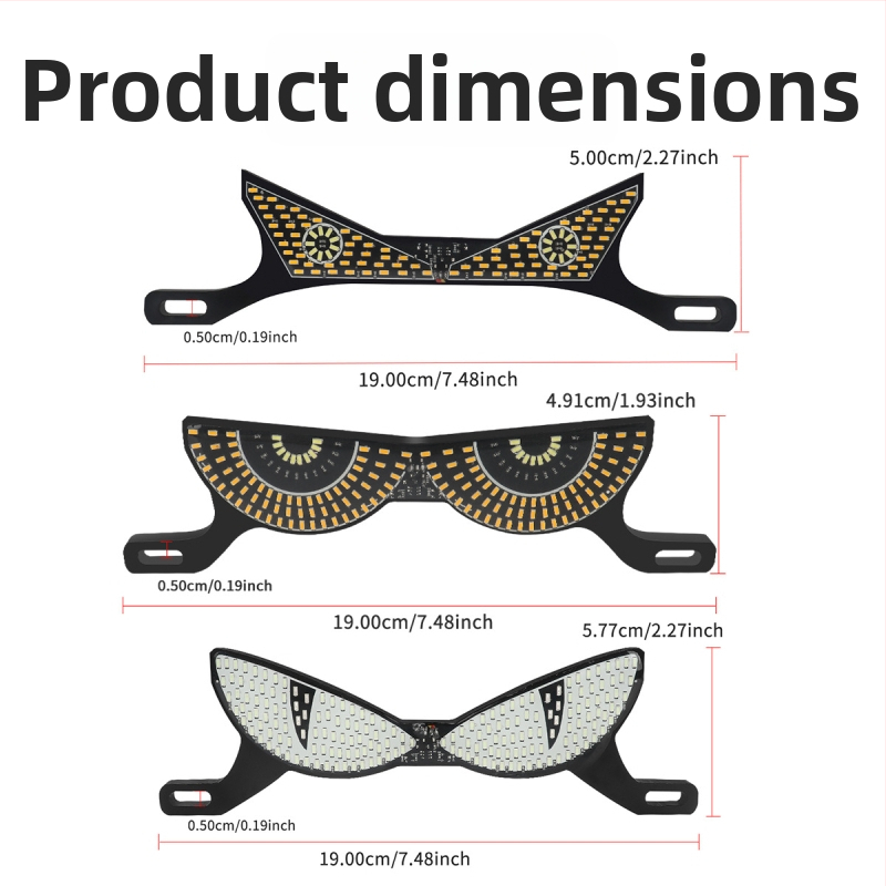 LED svetlo na poznávaciu značku motorky, akrylové telo, 12V, model motor273, univerzálna kompatibilita