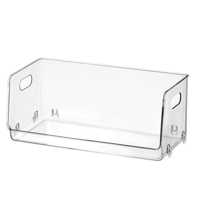 Stolna prozirna kutija za pohranu šalice, kozmetiku i užine; PET plast