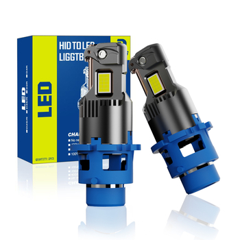 Automobilové LED svetlá D2S/D4S LED náhrada HID Xenón, 60W, 9-40V, 6000LM, IP68, hliníkové puzdro, všetko v jednom