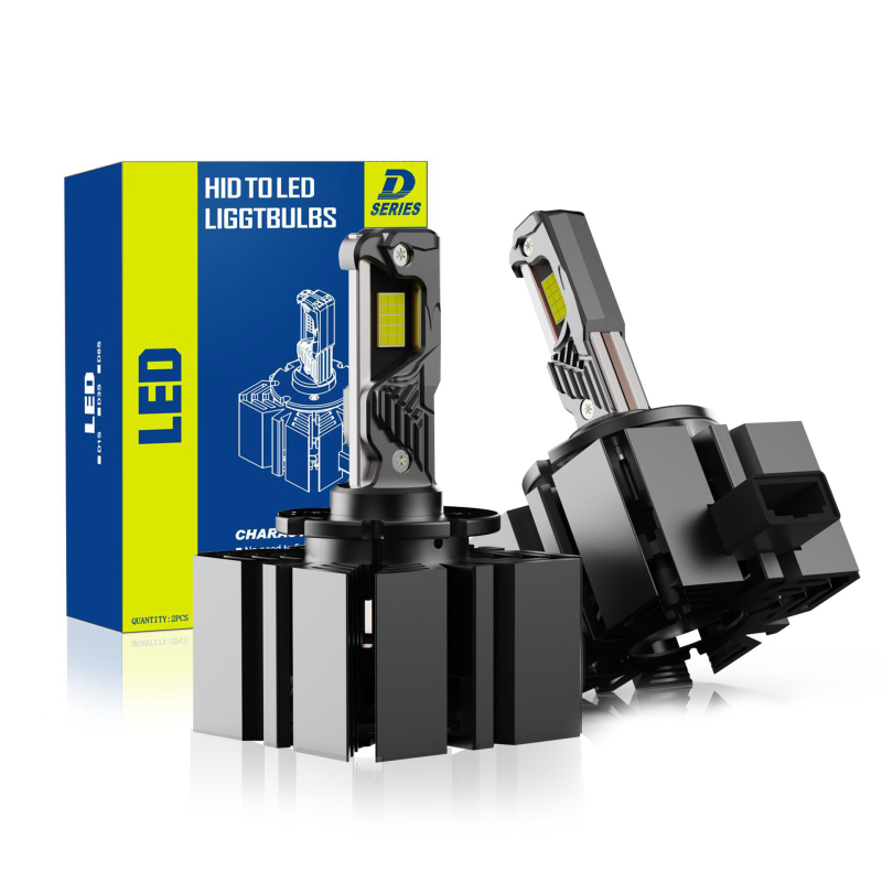 Automobilové LED svetlá D2S/D4S LED náhrada HID Xenón, 60W, 9-40V, 6000LM, IP68, hliníkové puzdro, všetko v jednom