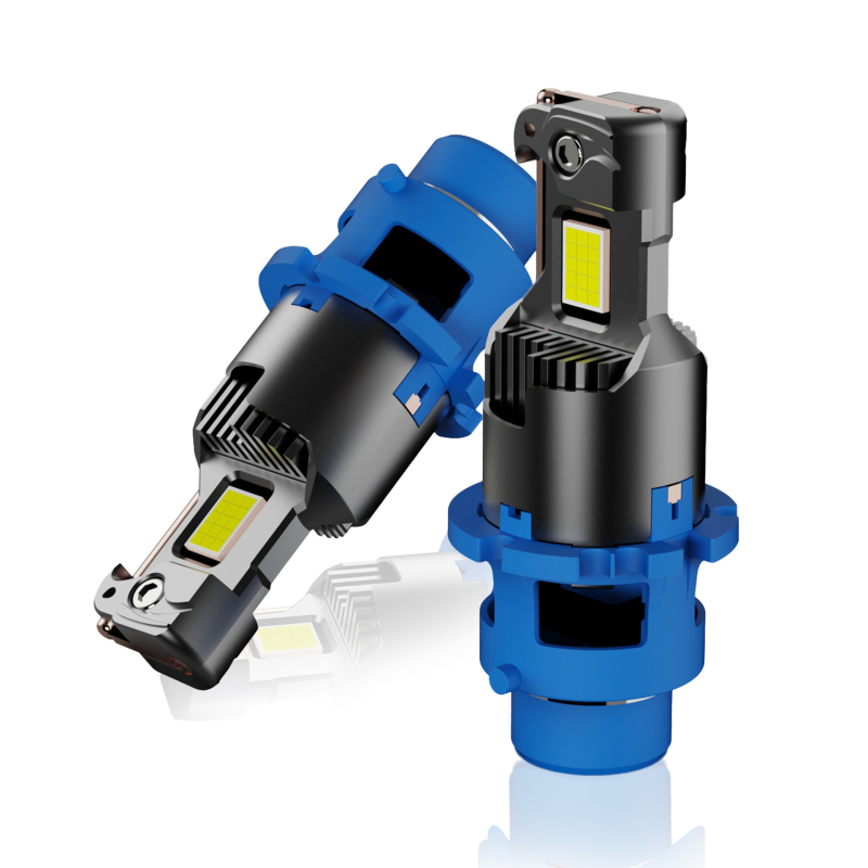 Automobilové LED svetlá D2S/D4S LED náhrada HID Xenón, 60W, 9-40V, 6000LM, IP68, hliníkové puzdro, všetko v jednom