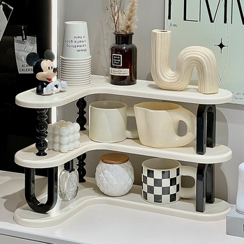 Sinan Organizator za pohranu šalica – 3-etasni stolni plastični stalak