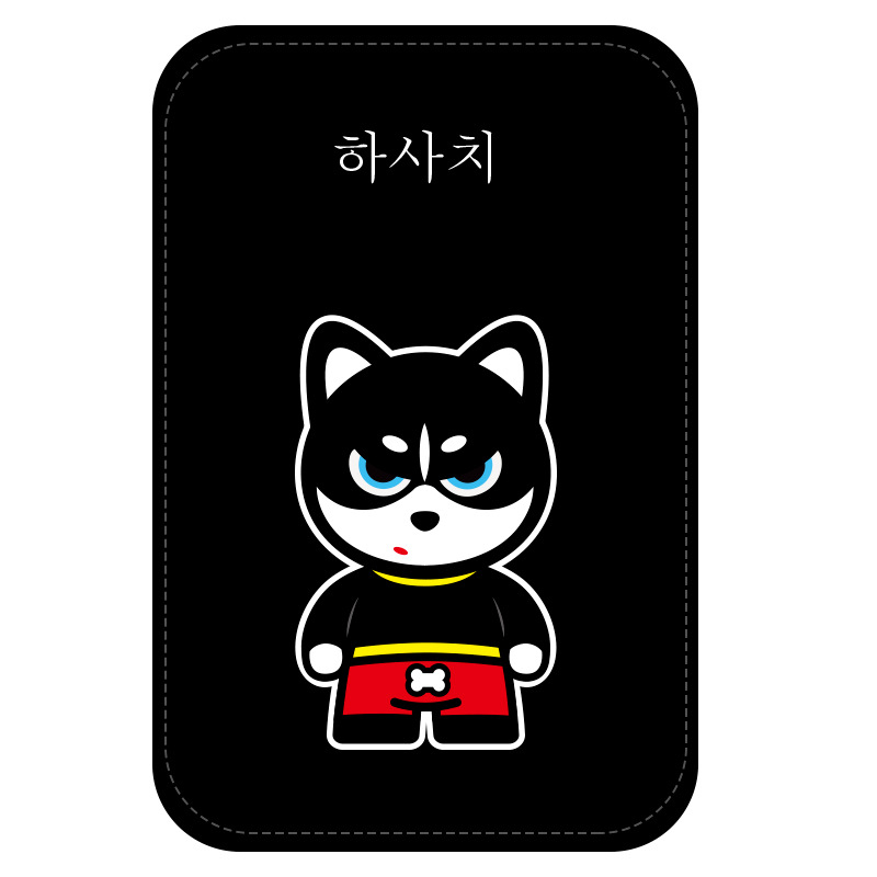 Automobiļa rokas balsts spilvens – korejiešu karikatūru dizains, universāla saderība, modelis SN927, 120 g, pielāgota apstrāde